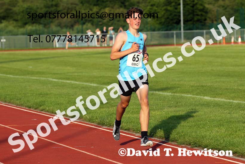 BMC 1500 metres, BMC, Chester le Street, July 19th. Photo: David T. Hewitson/Sports for All Pics